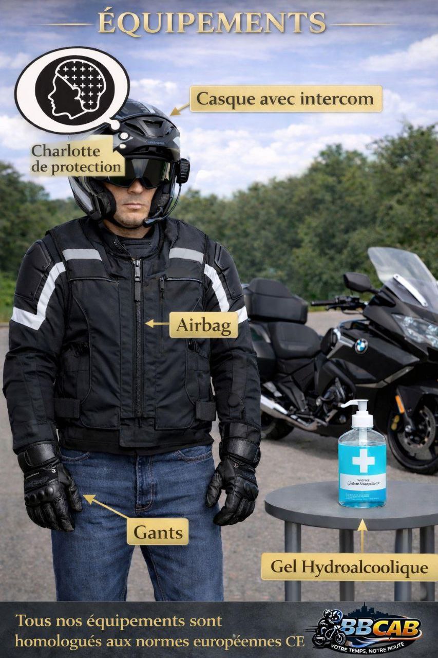 Équipement de sécurité moto